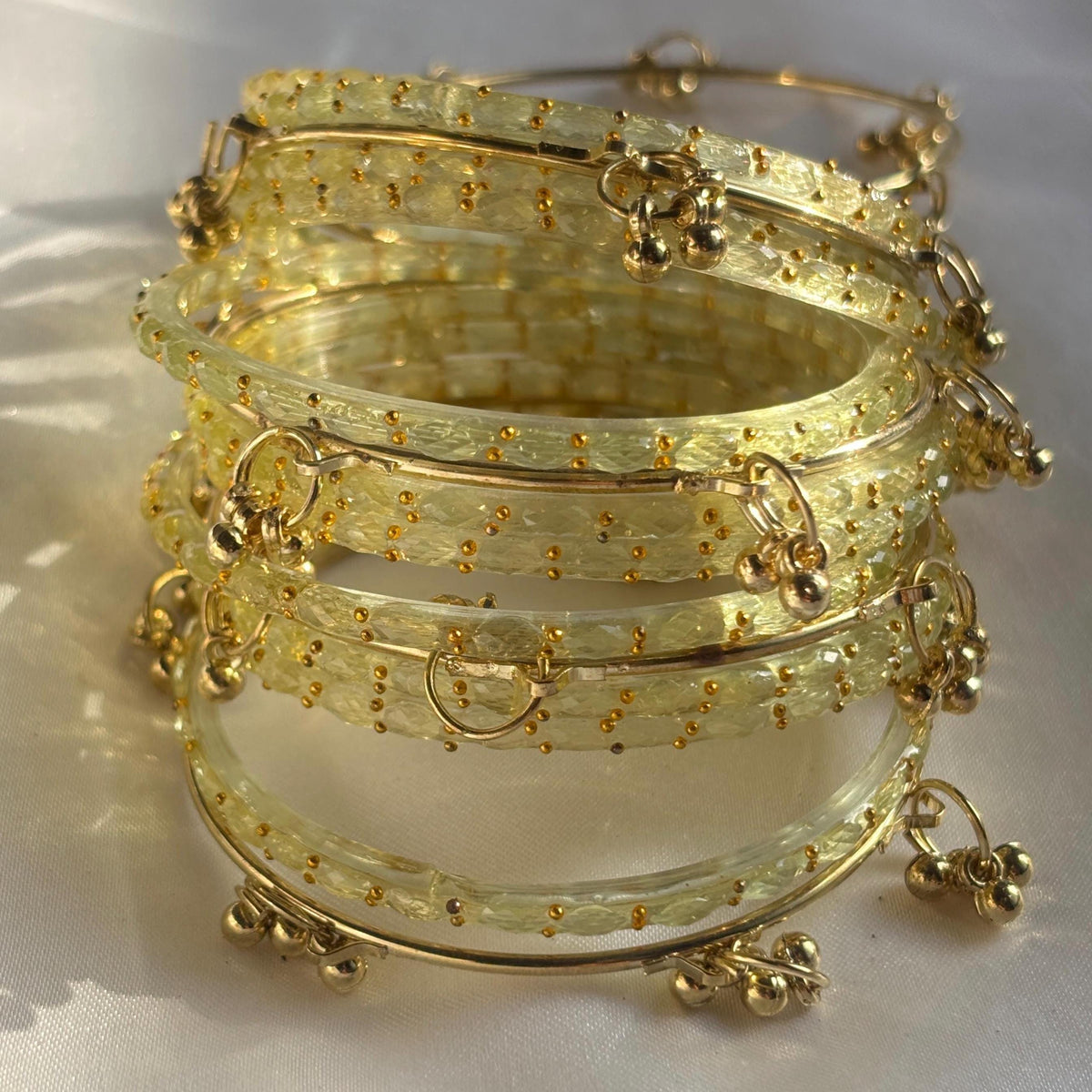 Pista Kashmiri Glass Bangles Set Raindrop Bridal Bangles Pakistani Indian Wedding Jewelry