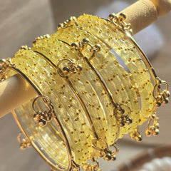 Pista Kashmiri Glass Bangles Set Raindrop Bridal Bangles Pakistani Indian Wedding Jewelry - 7